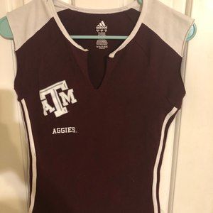 Adidas Texas A & M short sleeve shirt
